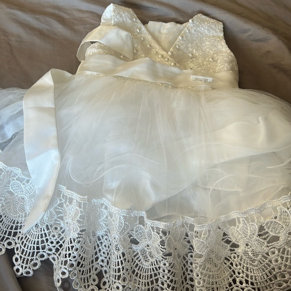 Beautiful baby girl christening clothes